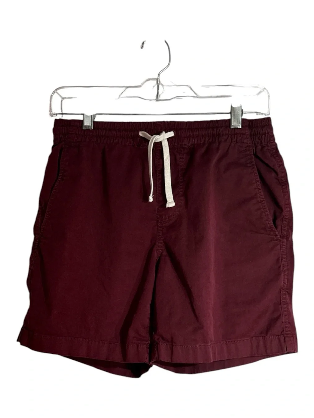 J.Crew Drawstring Waist Shorts Burgundy Red Size XS